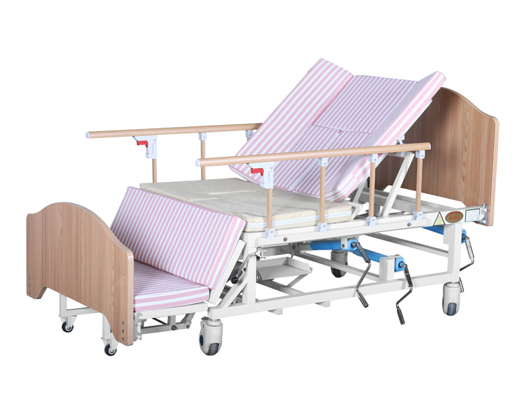 木質(zhì)床頭床尾手動家居護(hù)理床