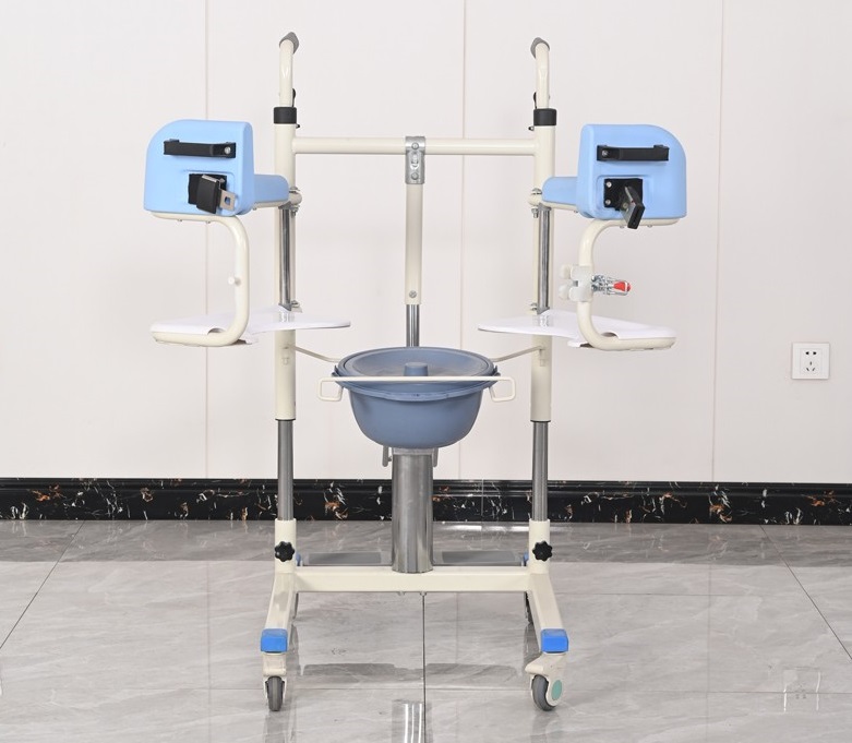塑料靠背座式手動(dòng)老人移位機(jī)