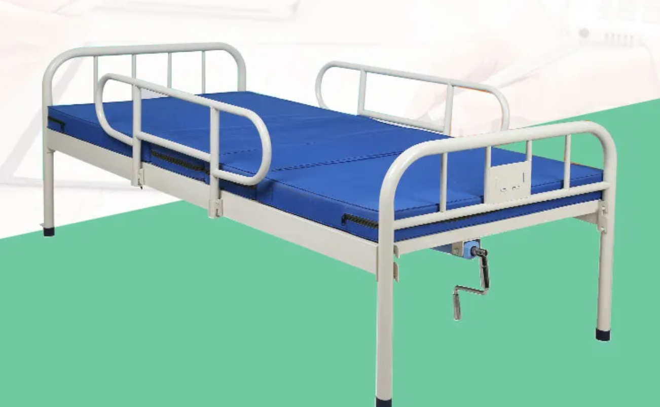 手動(dòng)單功能病床手動(dòng)單搖床起背護(hù)理床