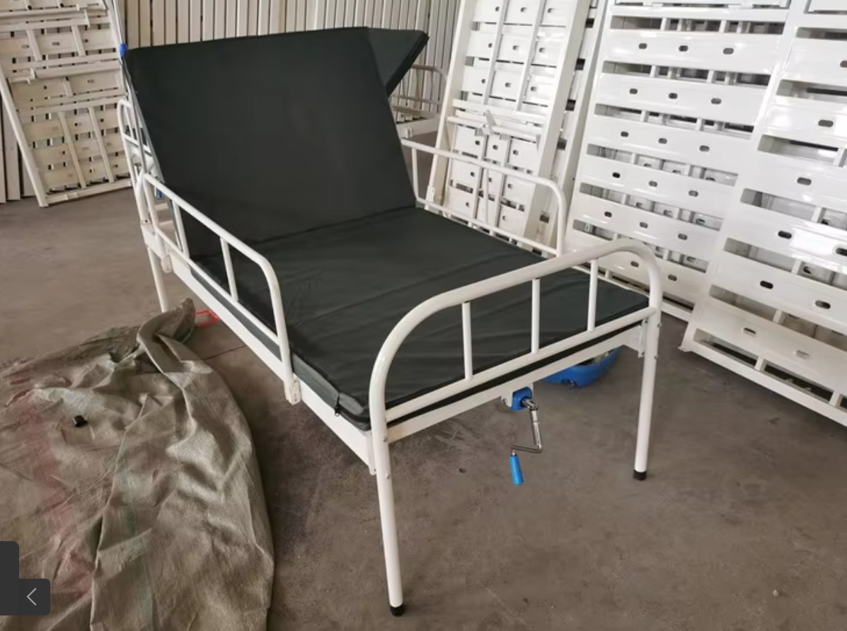 手動(dòng)單功能病床手動(dòng)單搖床起背護(hù)理床